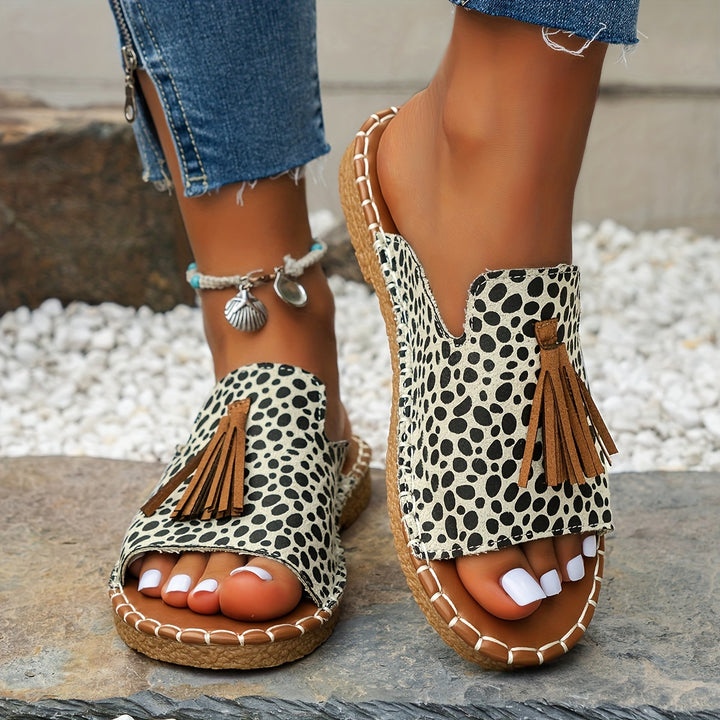 Eden – Tassel Slide Sandals