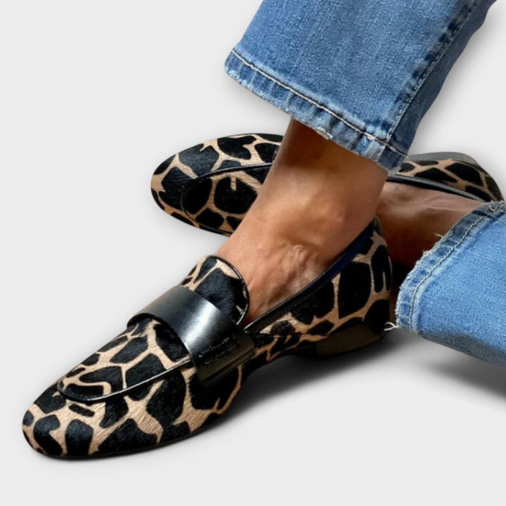 Valentina | Orthopedic Leopard Moccasins