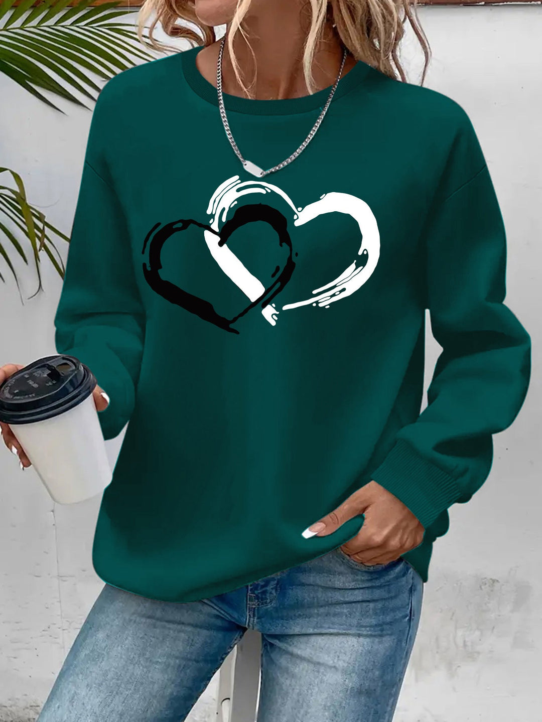 Debbie - Elegant Heart Sweater