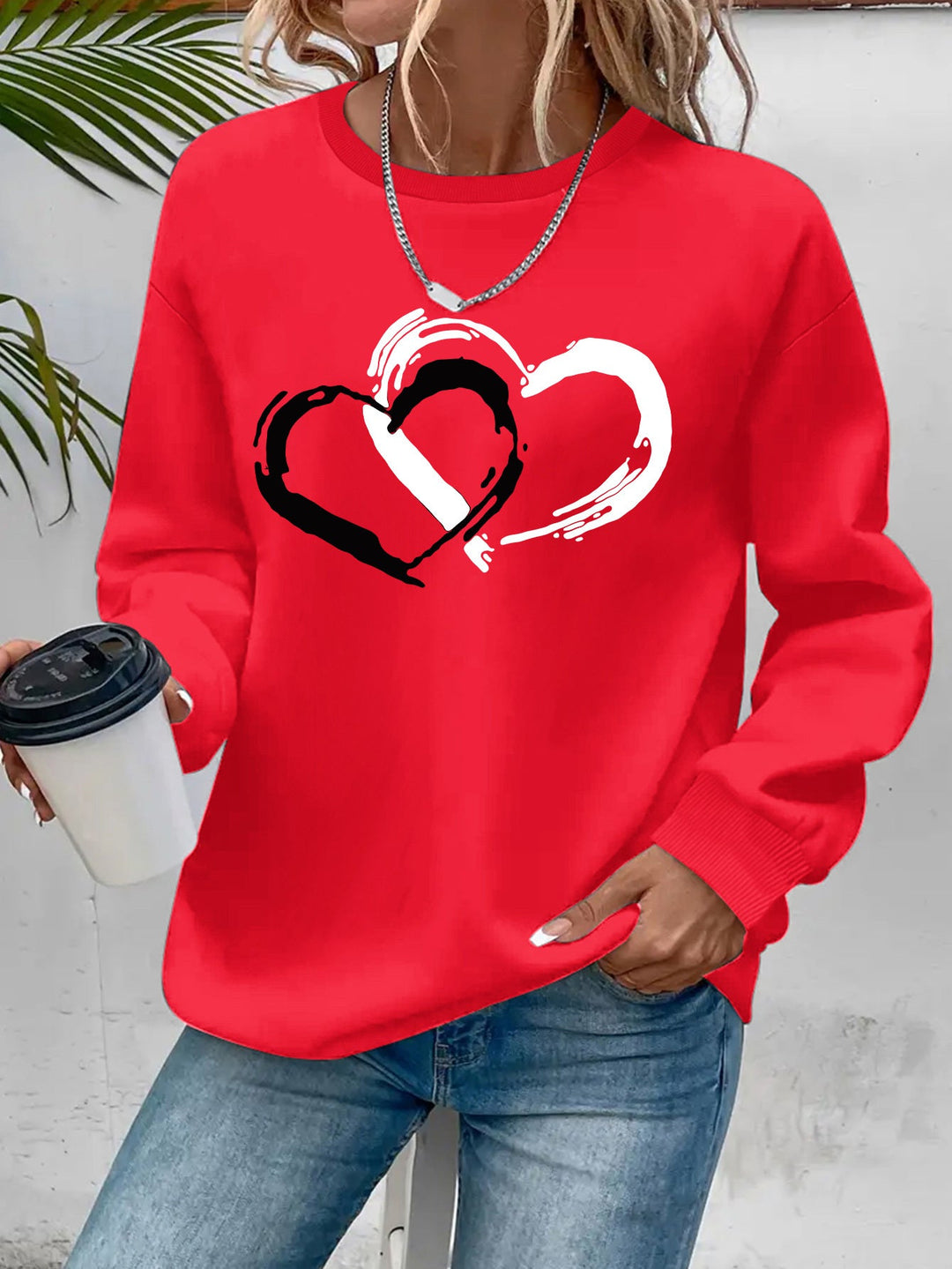 Debbie - Elegant Heart Sweater