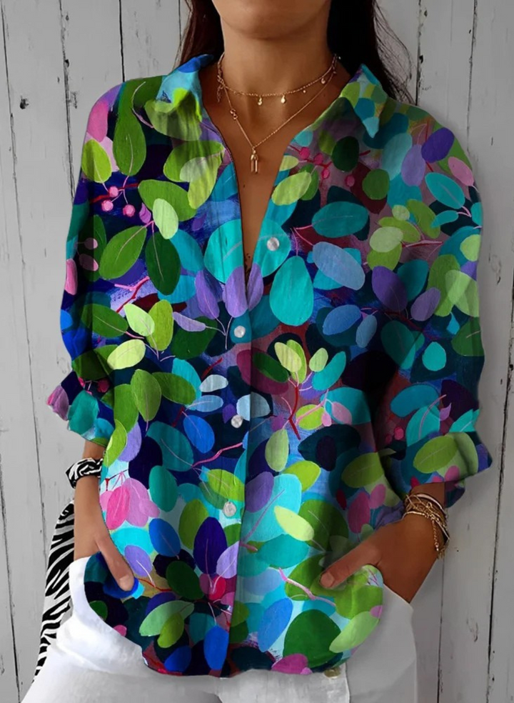 Flora Bliss Button-Up Shirt