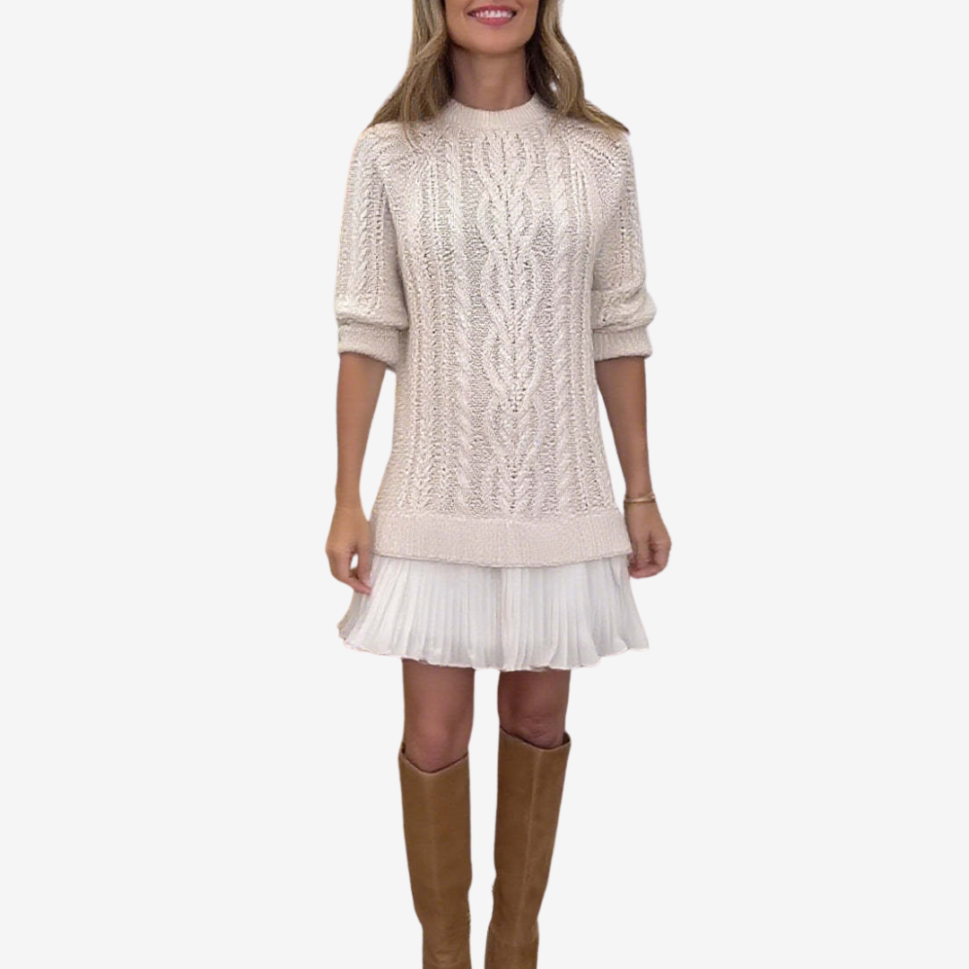 Diane | Classic Knit Sweater Dress