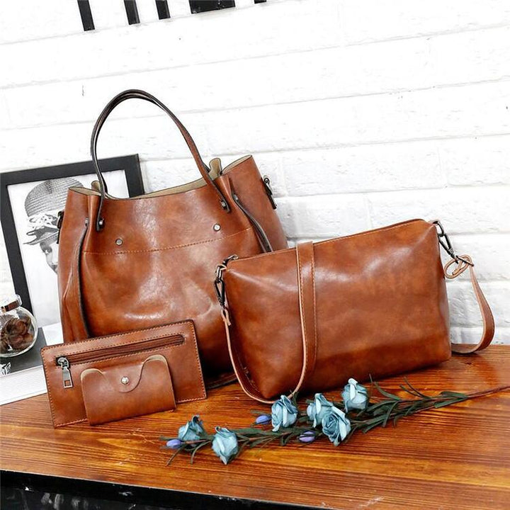 Marlene - 4-Piece Vintage Bag Set for Women