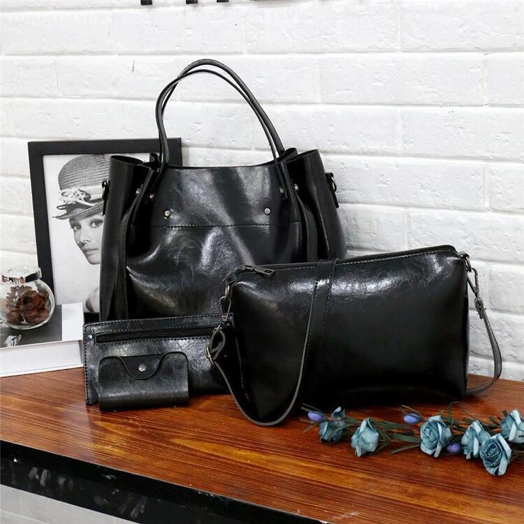 Marlene - 4-Piece Vintage Bag Set for Women