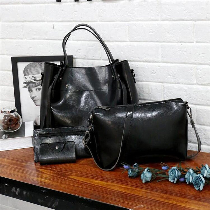 Marlene - 4-Piece Vintage Bag Set for Women