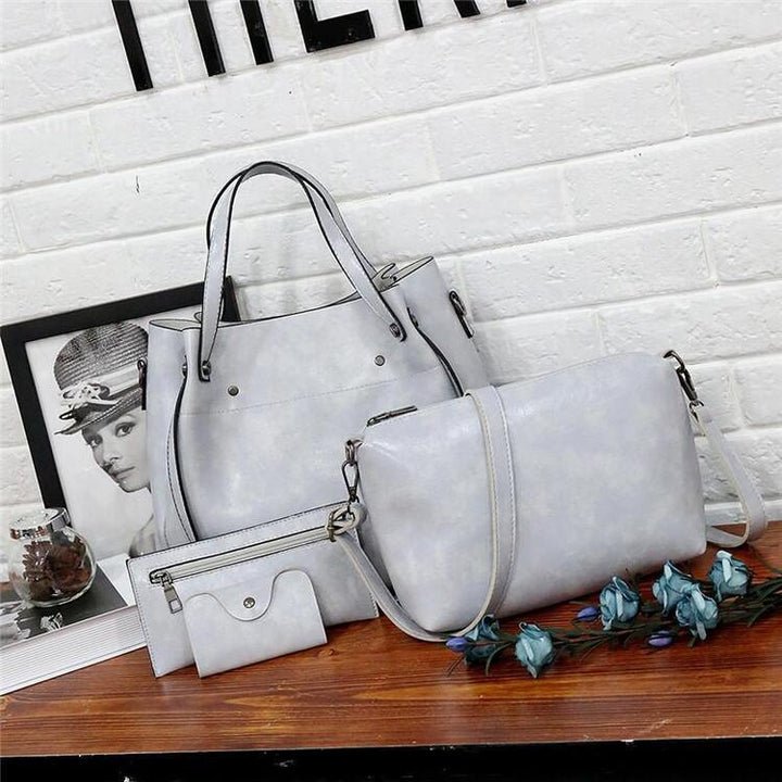 Marlene - 4-Piece Vintage Bag Set for Women