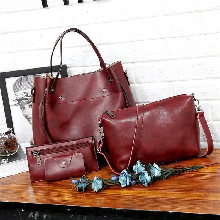 Marlene - 4-Piece Vintage Bag Set for Women