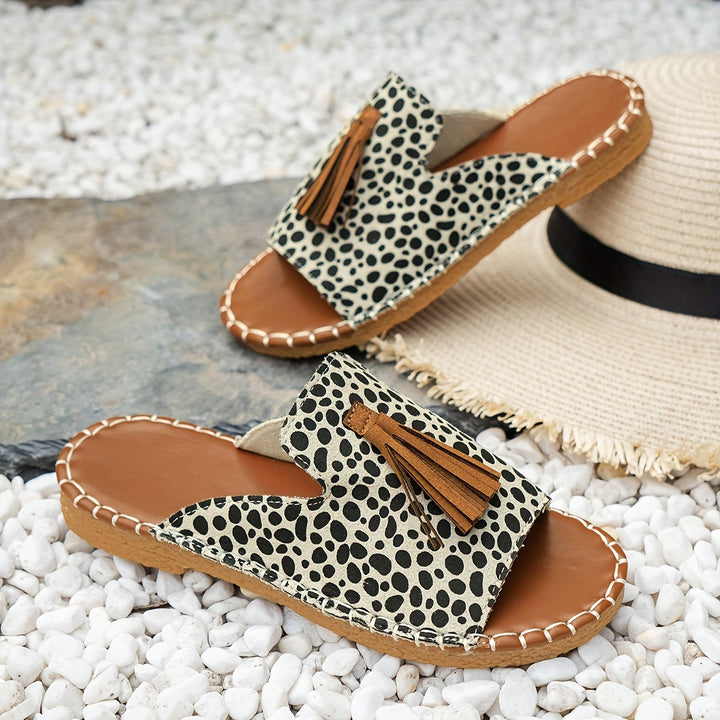 Eden – Tassel Slide Sandals