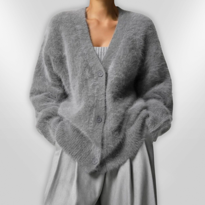 LARA | Fuzzy Cardigan