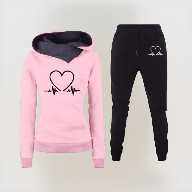 Grace | Heartbeat Tracksuit Set
