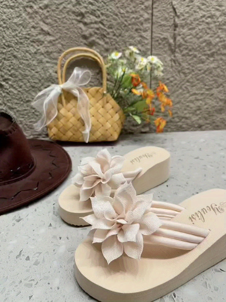 Ailani – Floral Wedge Sandals