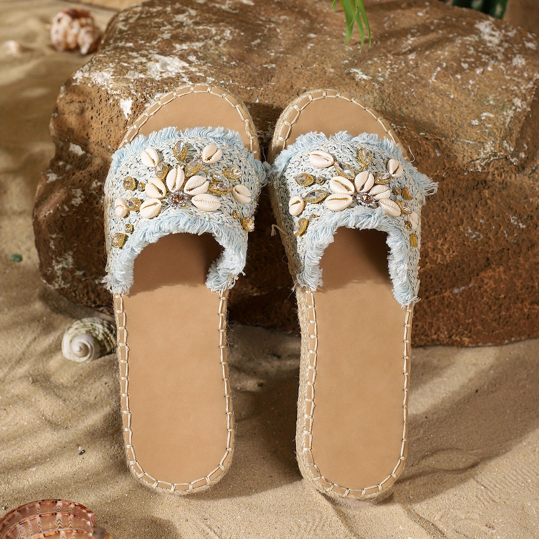 Leilani – Espadrille Slide Sandals