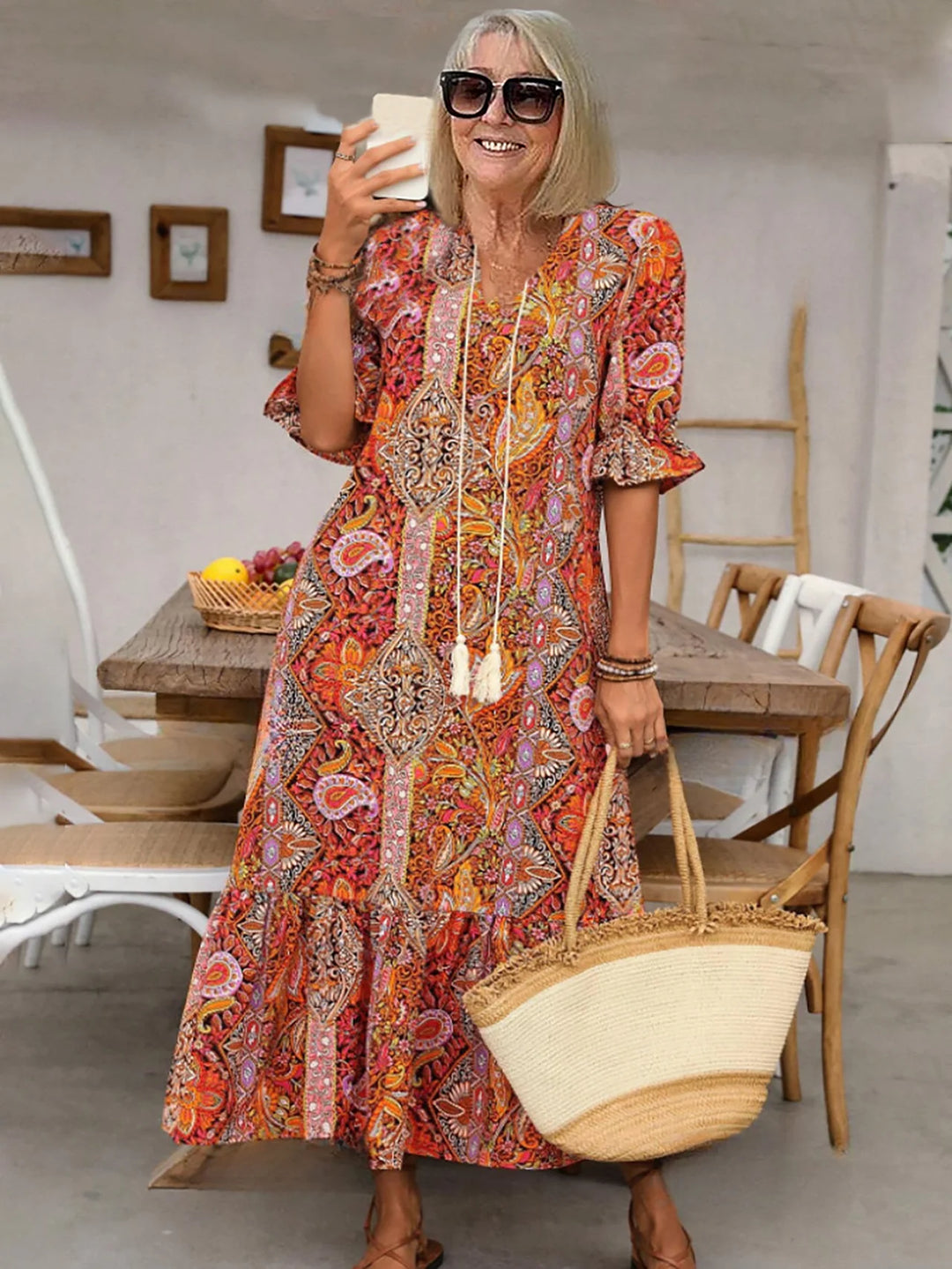 Mila - Graceful Getaway Maxi Dress
