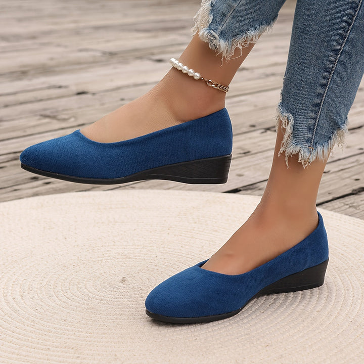 Eliane – Comfortable Ballet Flats with Wedge Heel