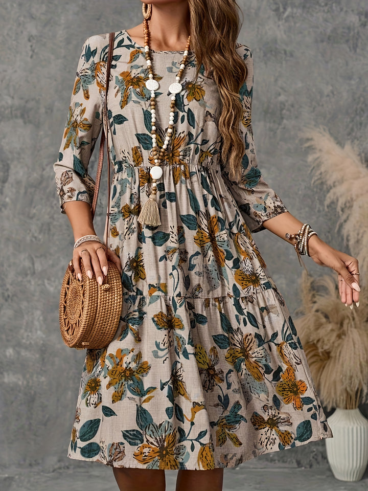 Eden – Floral A-Line Dress