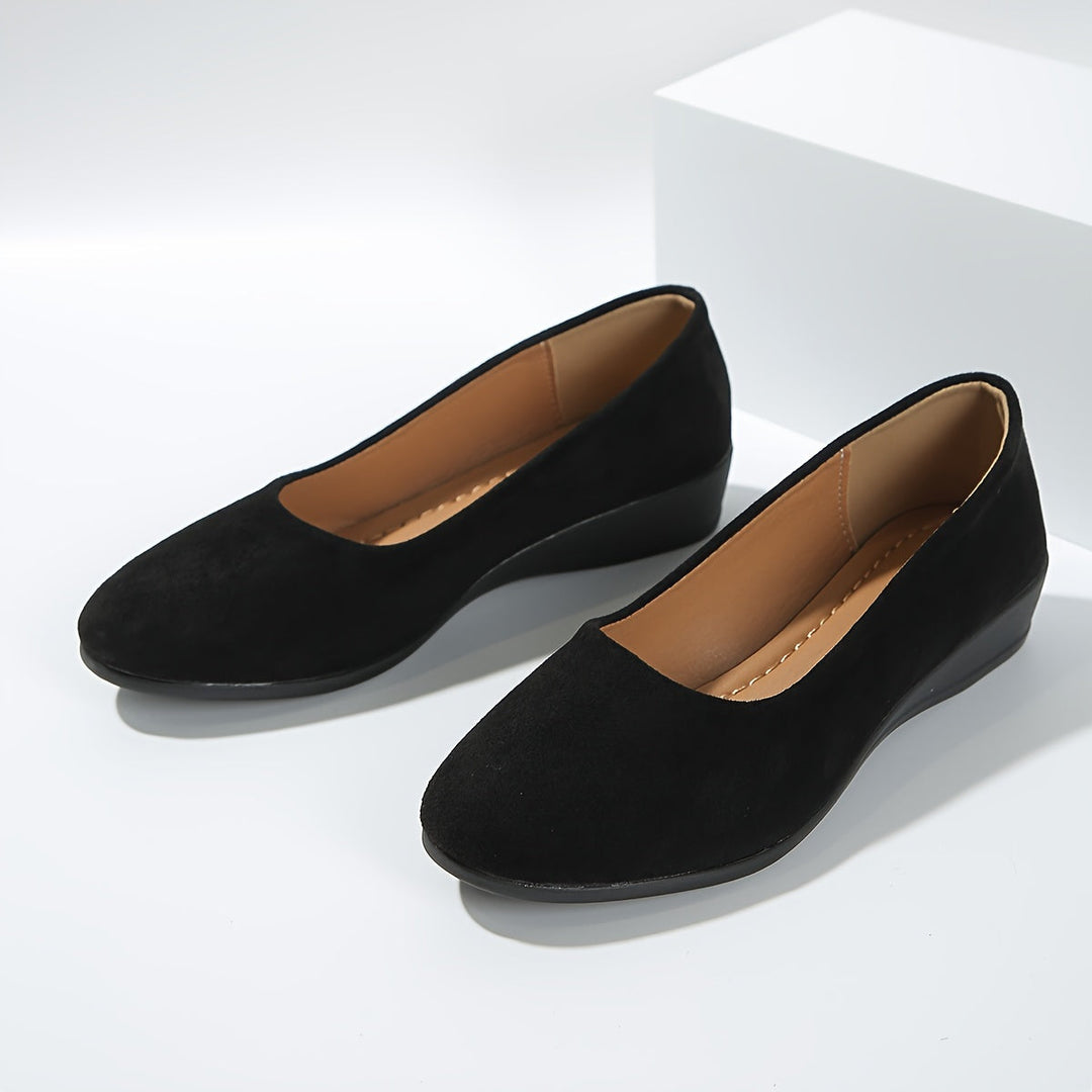 Eliane – Comfortable Ballet Flats with Wedge Heel
