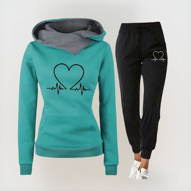 Grace | Heartbeat Tracksuit Set