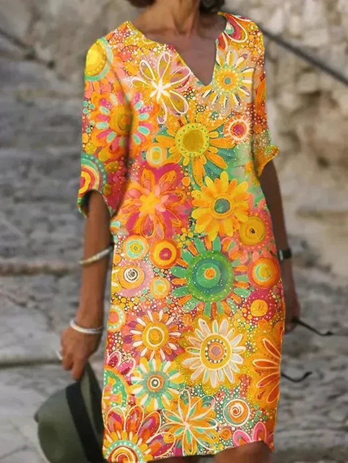 Betha™ Colourful Floral Dress