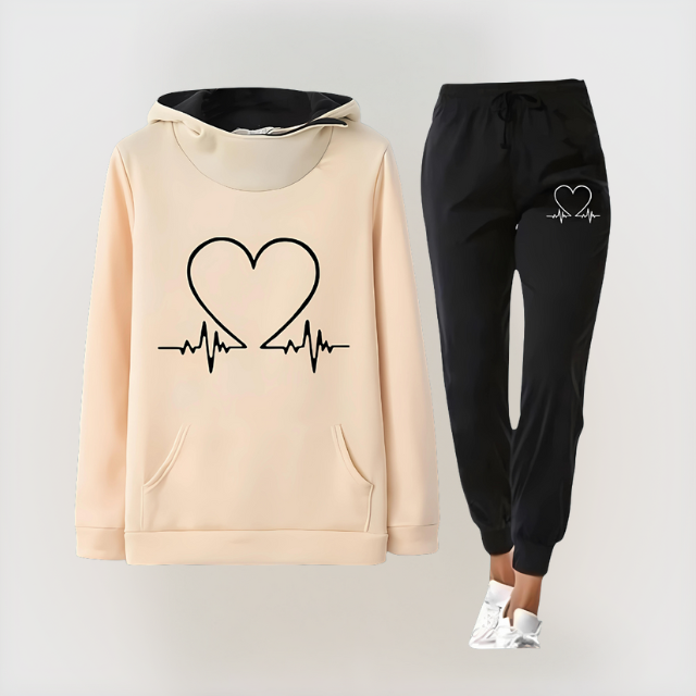 Grace | Heartbeat Tracksuit Set