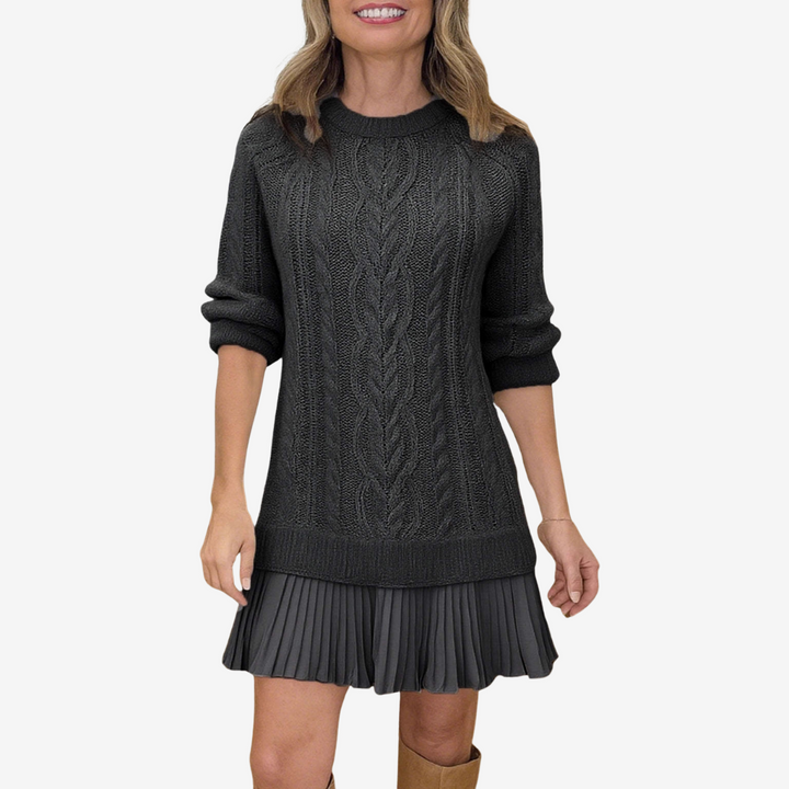 Diane | Classic Knit Sweater Dress