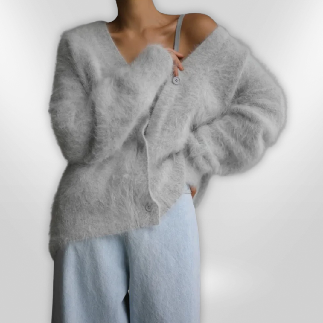 LARA | Fuzzy Cardigan