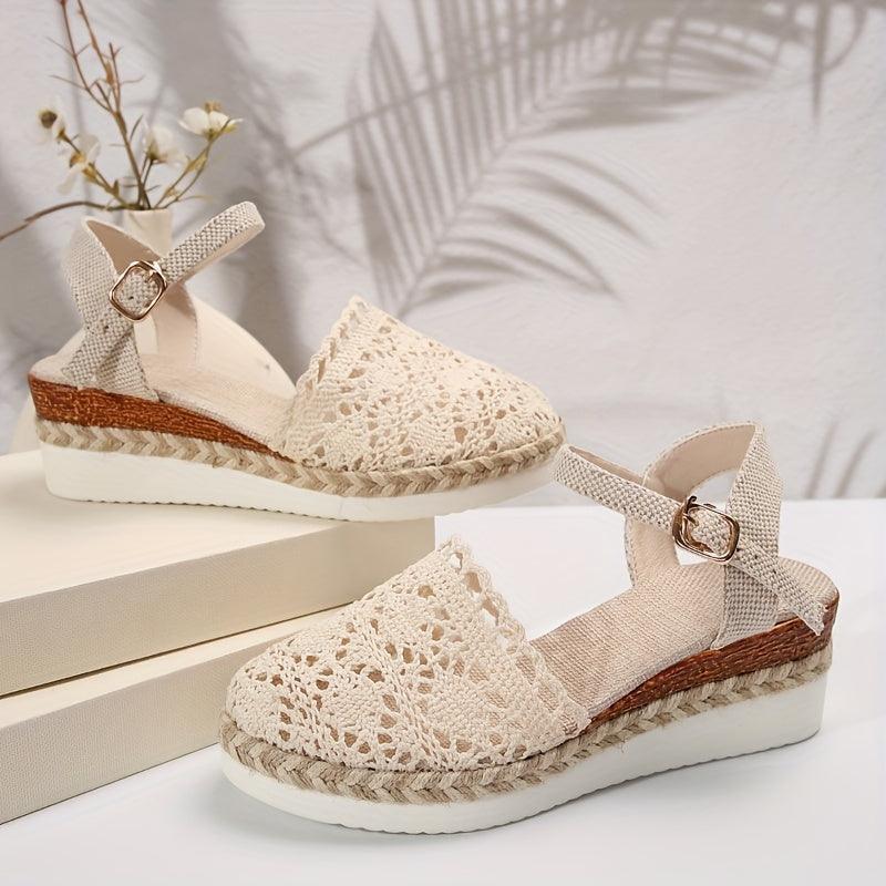 Cleo – Floral Wedges