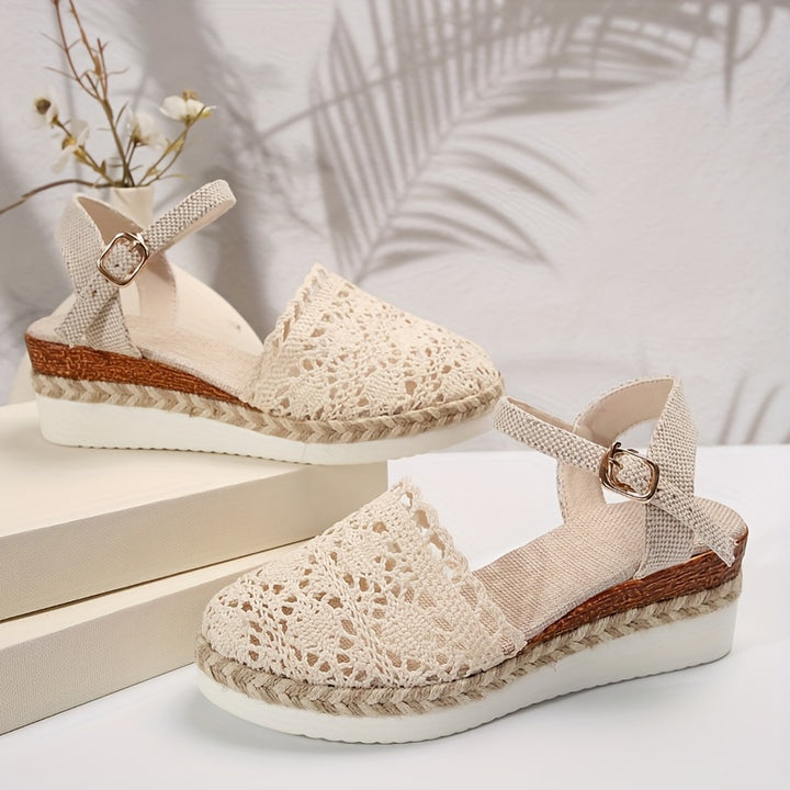 Cleo – Floral Wedges