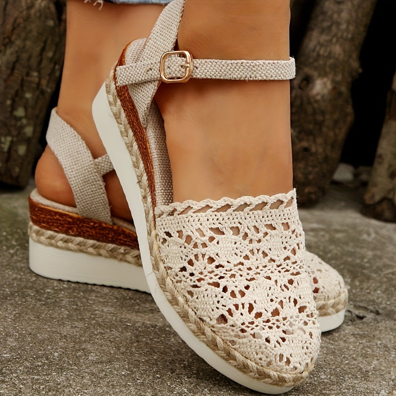 Cleo – Floral Wedges