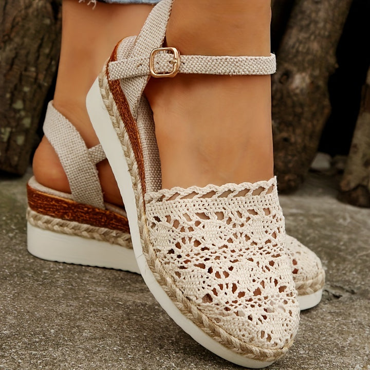 Cleo – Floral Wedges