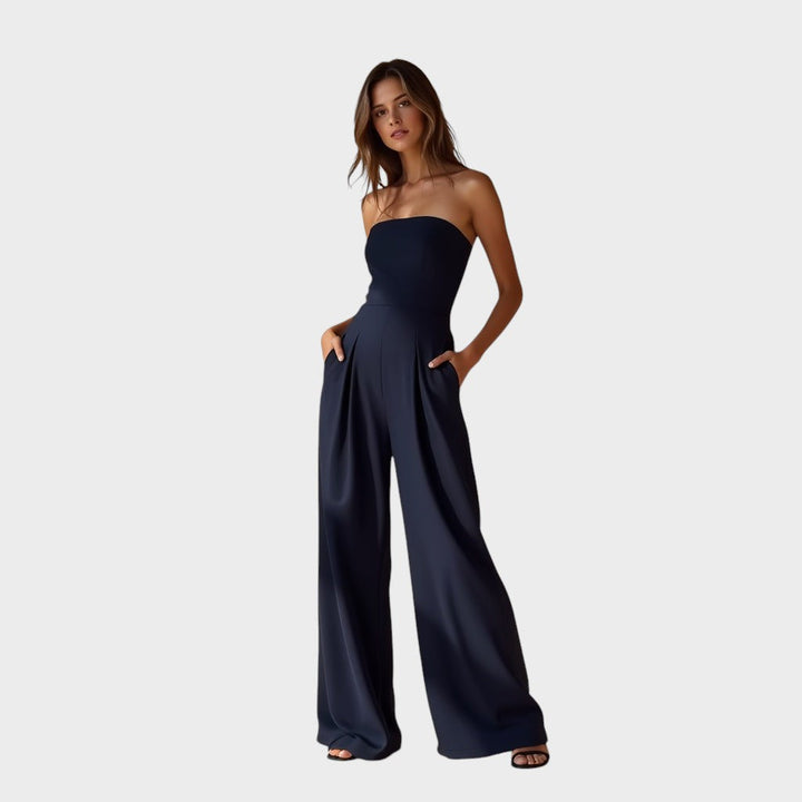 CLARA | Stylish Strapless Jumpsuit