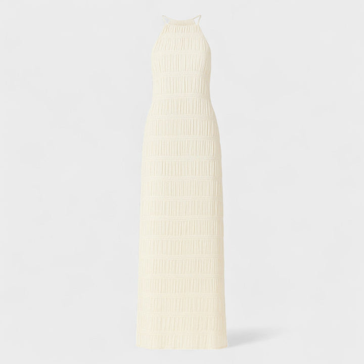 ADELINE - Long dress with halter neckline