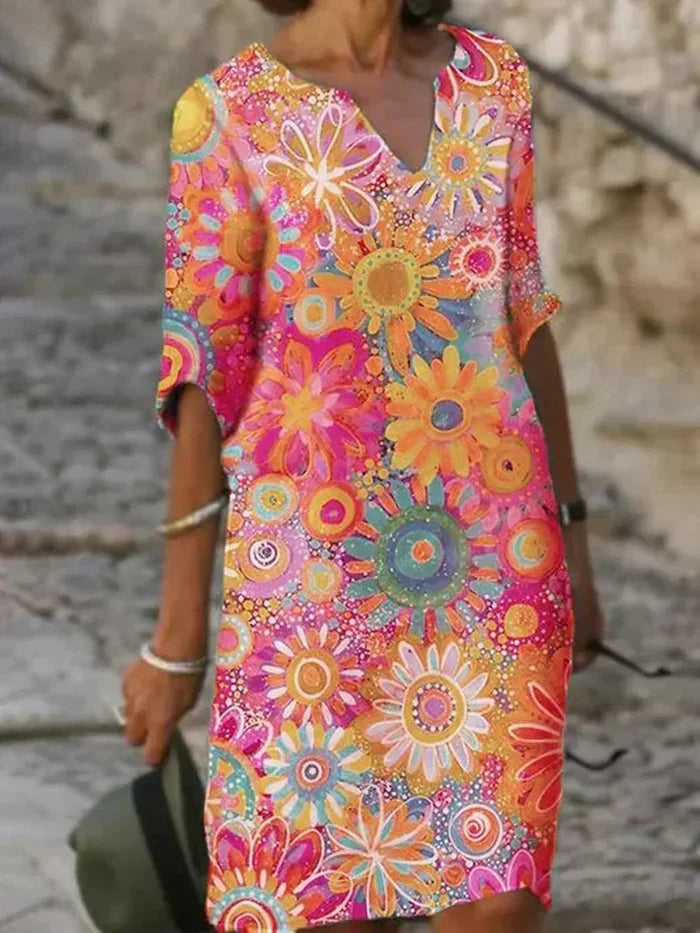 Betha™ Colourful Floral Dress