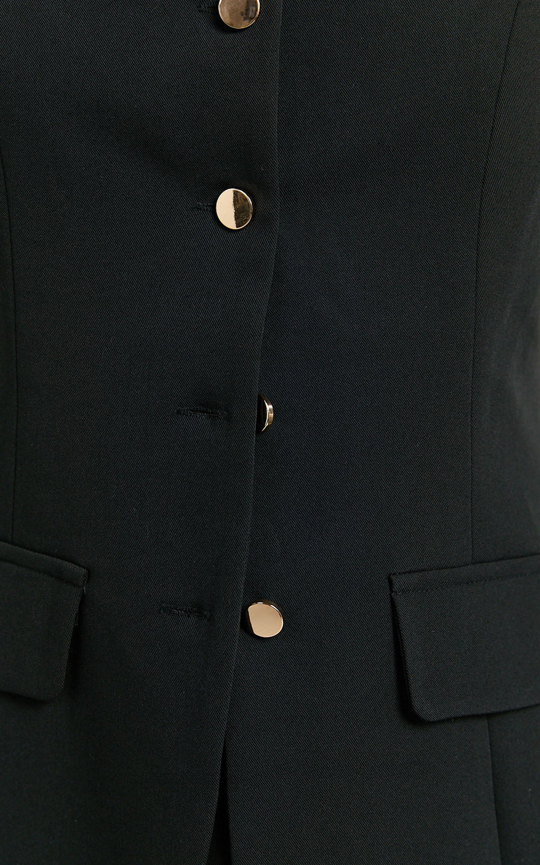 Amelia – Black Vest & Skirt Set