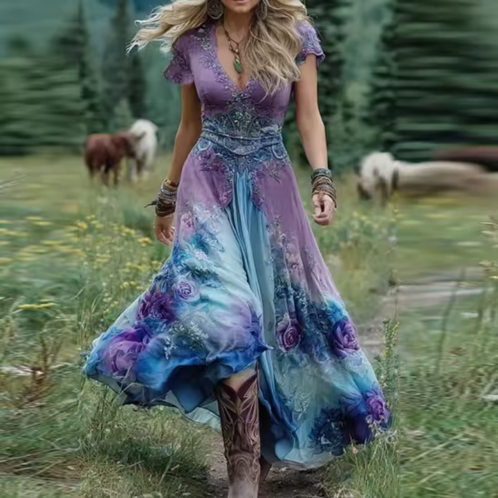 Celestine | Floral Maxi Dress