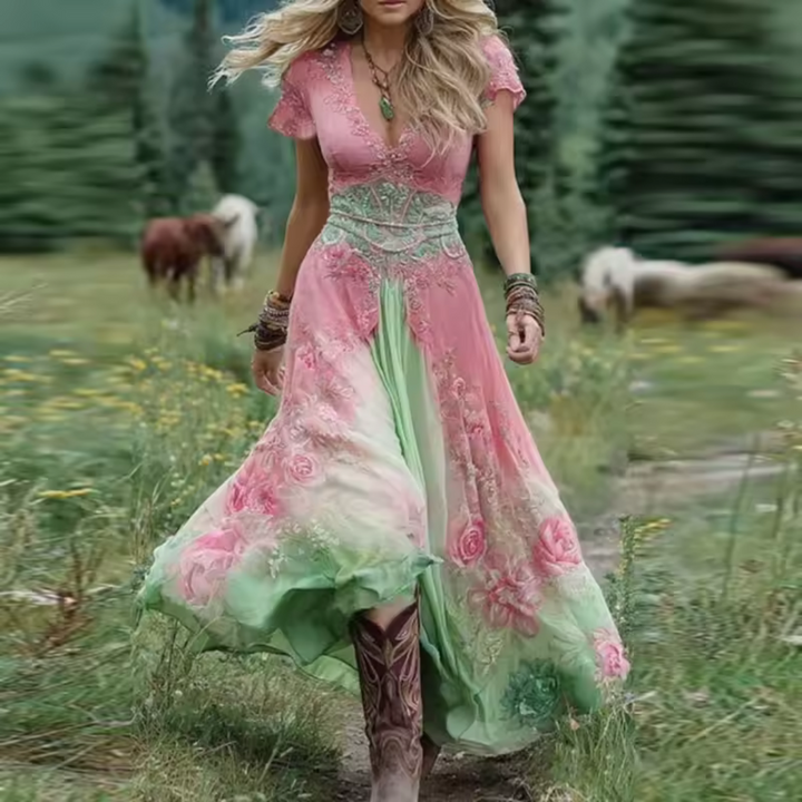 Celestine | Floral Maxi Dress