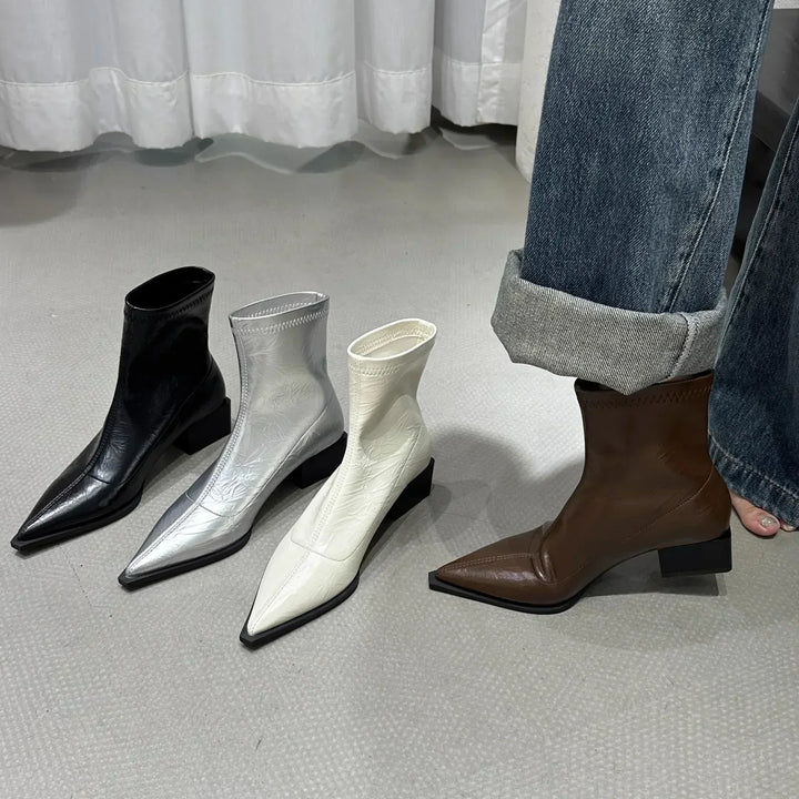 Lucille - Pointy ankle boots - Autumn footwear