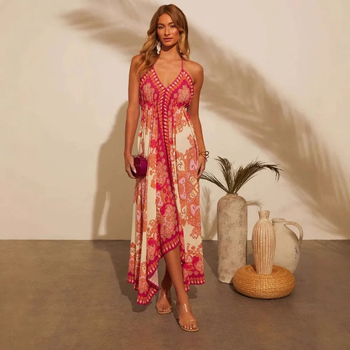 Delilah – Fairy Print Maxi Dress