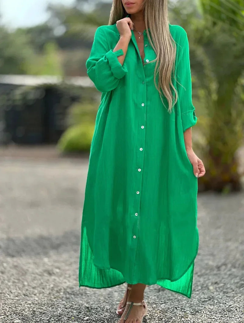 Wenden - Buttoned Summer Dress for Women