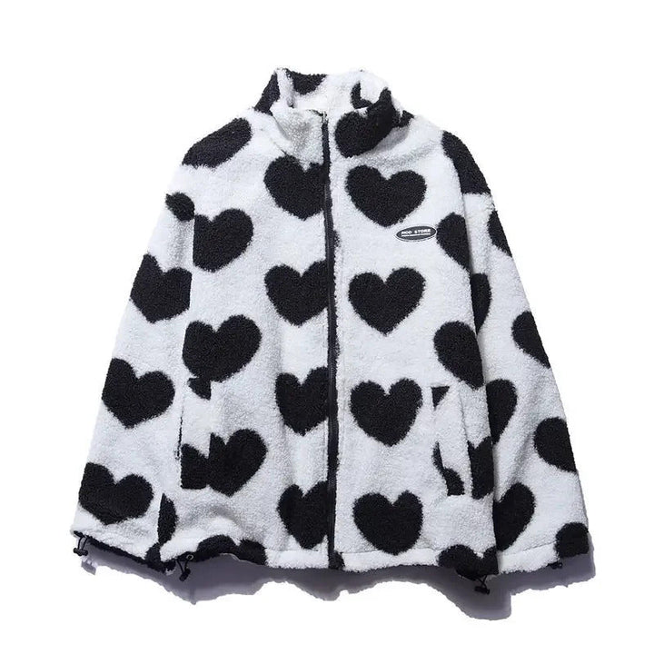 Evelyn | Reversible Heart Jacket