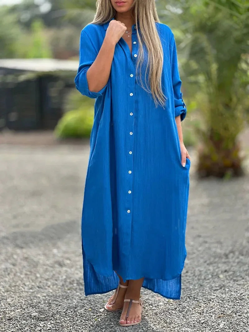 Wenden - Buttoned Summer Dress for Women