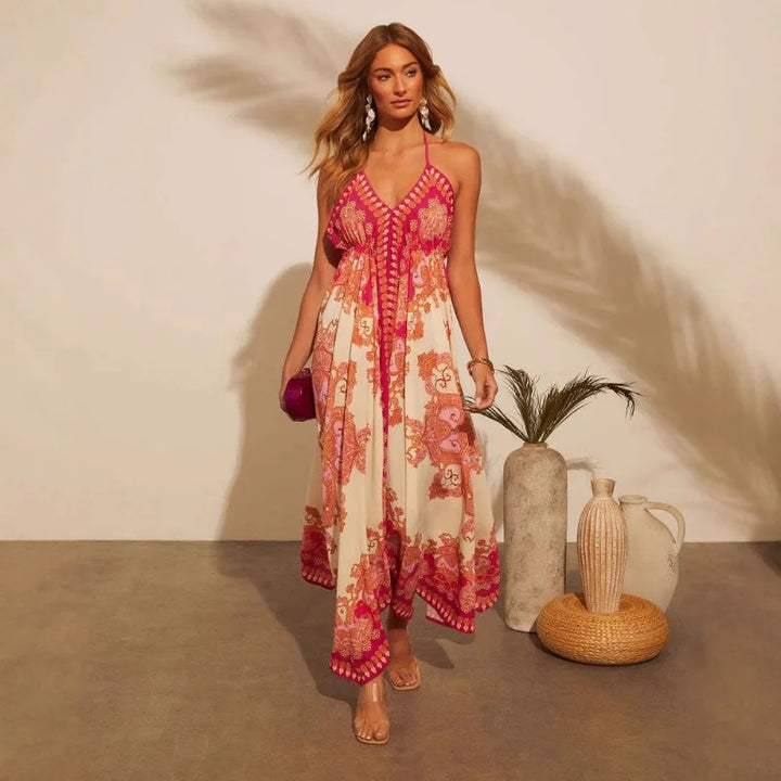 Delilah – Fairy Print Maxi Dress