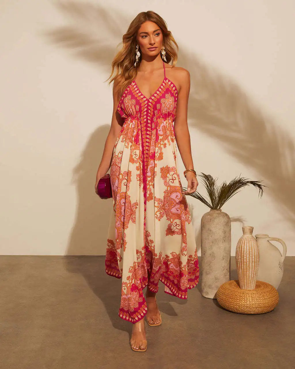 Delilah – Fairy Print Maxi Dress