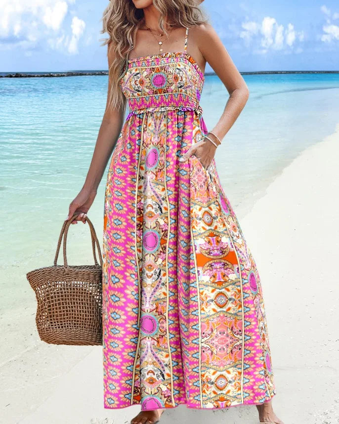 Rhea – Boho Maxi Dress