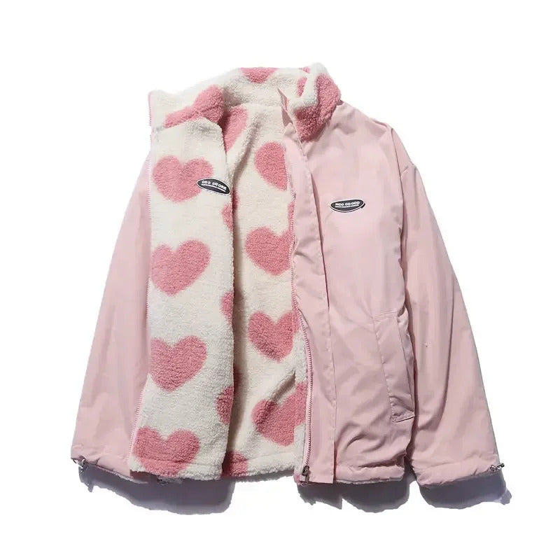 Evelyn | Reversible Heart Jacket