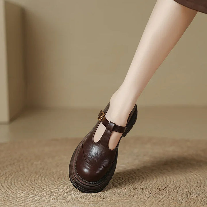 Mary Janes - Elegant Leather Shoe