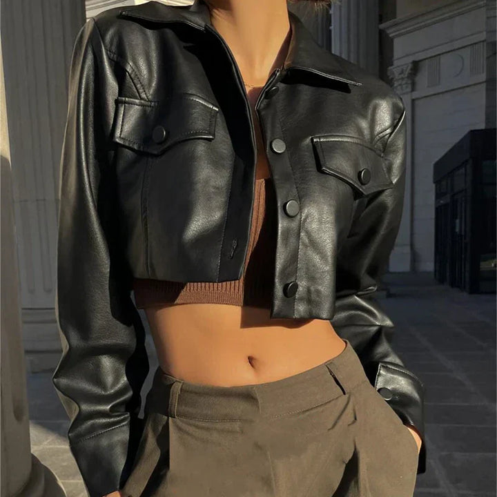 Zyvira™ - Cropped Edgy Jacket