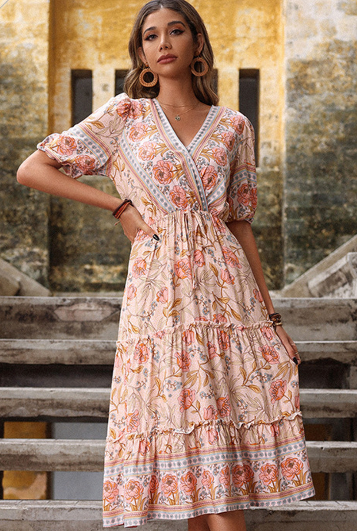 Adelina – Bohemian Breeze Dress