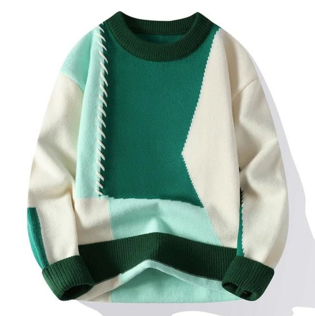 Lidia™ - Patchwork Sweater