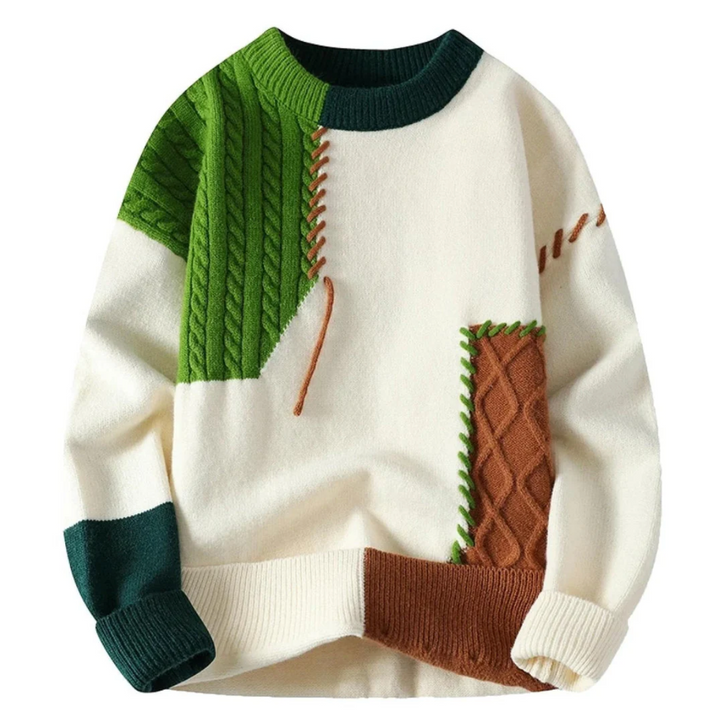 Lidia™ - Patchwork Sweater