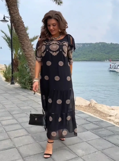 Bellezza | Elegant Mesh Summer Dress